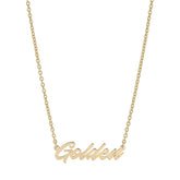 Golden Necklace by eklexic eklexic GOLD 