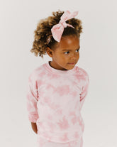 Crew Neck Sweatshirt - Pink Sand | Bohemian Mama Littles - Kids' Clothing