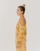 Cropped Off-Shoulder Sweatshirt - Sunset | Bohemian Mama The Label - Women's Clothing