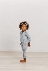 Organic Non-footed Jumpsuit - Ocean Mist Jumpsuits + Rompers Bohemian Mama Littles 