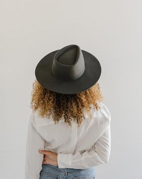 Dakota Triangle Crown -Dark Grey | GIgi Pip - Hats for Women