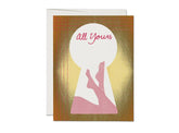 Keyhole Greeting Cards Red Cap Cards 