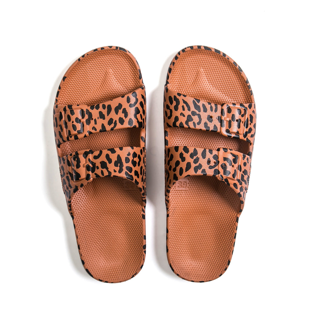 Kids Moses Sandal - Fancy Leo Toffee Sandals Freedom Moses 