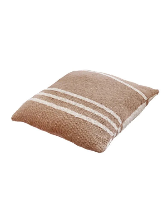 Lorena Canals | Knitted Cushion Duetto Powder Natural