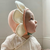 Peach Daisy Baby Bonnet | Meri Meri - Baby's Accessories