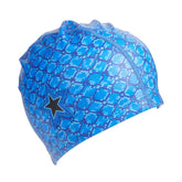 Snake Skin Swim Cap by Bling2o Swim Caps Bling2o Blue 