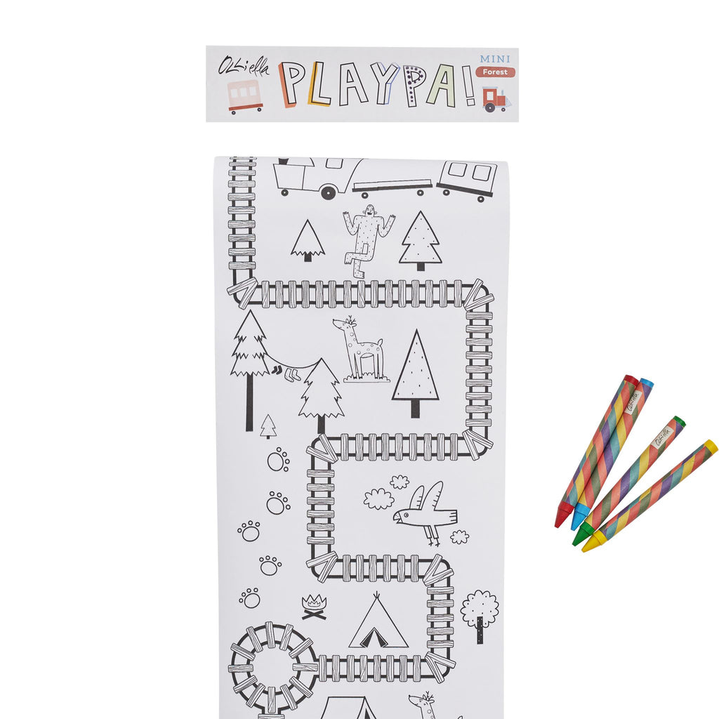 Playpa Mini Pack Forest Coloring Posters Olli Ella OS 