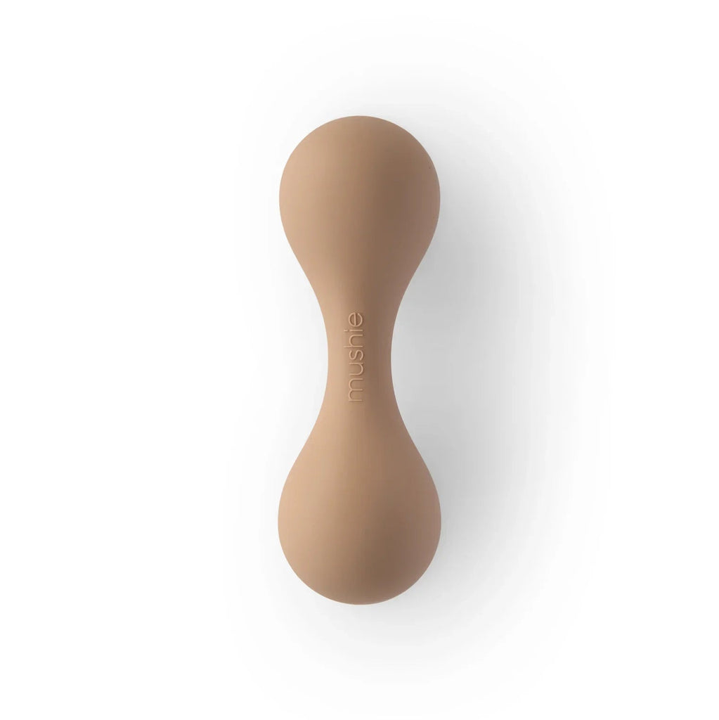 Silicone Baby Rattle Toy | Natural Mushie Natural 