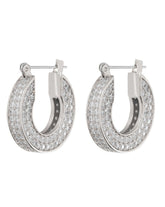 Pave Baby Celine Hoops - Silver | Luv AJ - Holiday 2020 | Women's Jewelry