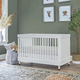 Tanner 3-in-1 Convertible Crib - Warm White Cribs & Toddler Beds NAMESAKE 