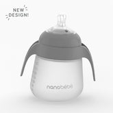 NEW Flexy Bottle Quick-Click Handles - 2pk by Nanobébé US Nanobébé US Grey 