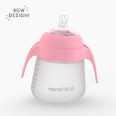 NEW Flexy Bottle Quick-Click Handles - 2pk by Nanobébé US Nanobébé US Pink 