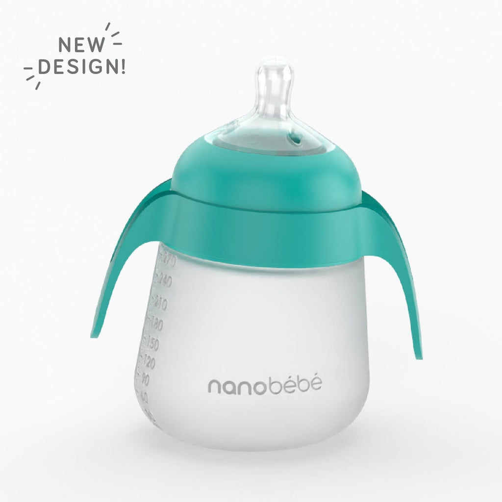 NEW Flexy Bottle Quick-Click Handles - 2pk by Nanobébé US Nanobébé US Teal 