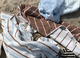 Raita Hooded Towel - Cloud / Caramel OYOY 
