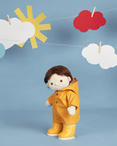 Dinkum Doll Rainy Play Set - Yellow | Olli Ella - Doll Clothing and Accessories