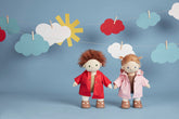 Dinkum Doll Rainy Play Set - Red | Olli Ella - Doll Clothing and Accessories