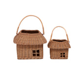 Rattan Hutch Small Basket | Olli Ella - Kid's Bags