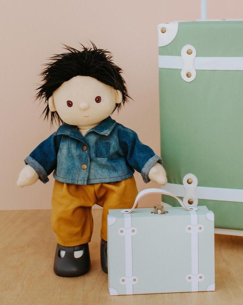 Dinkum Doll Travel Togs Sage | Olli Ella - Doll Accessories