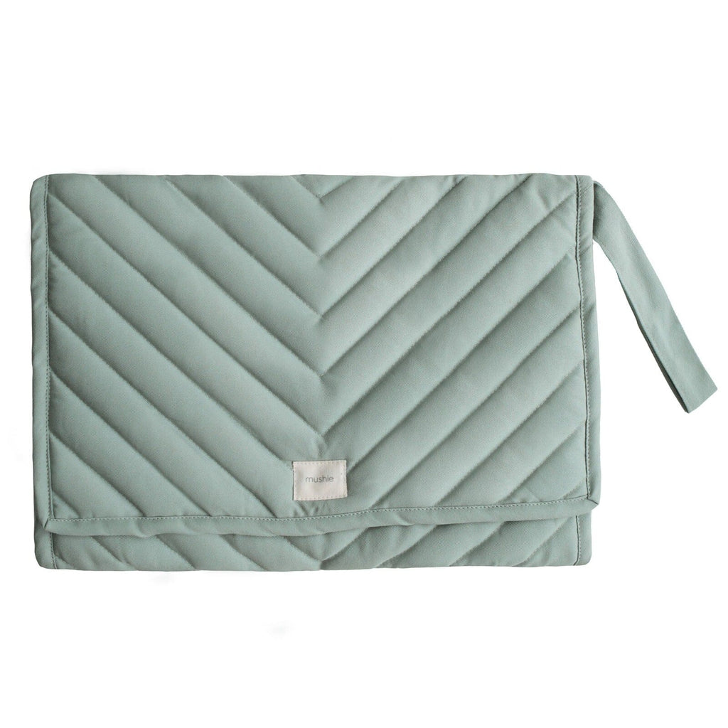 Portable Changing Pad | Roman Green | Mushie - Baby Accessories