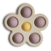 Flower Press Toy (Soft Lilac/Daffodil/Ivory) Bedding Mushie 