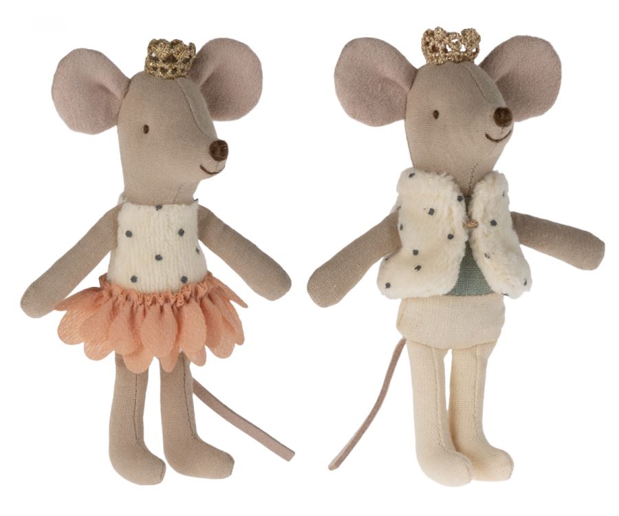 Royal twins mice, Little sister and brother in box Maileg 