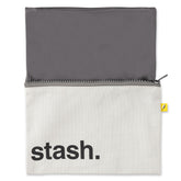 Zip Snack Sack - Stash Black (Snack Size) | Fluf - Sustainable Bags