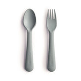Fork and Spoon Set (Sage) Baby Accessories Mushie 