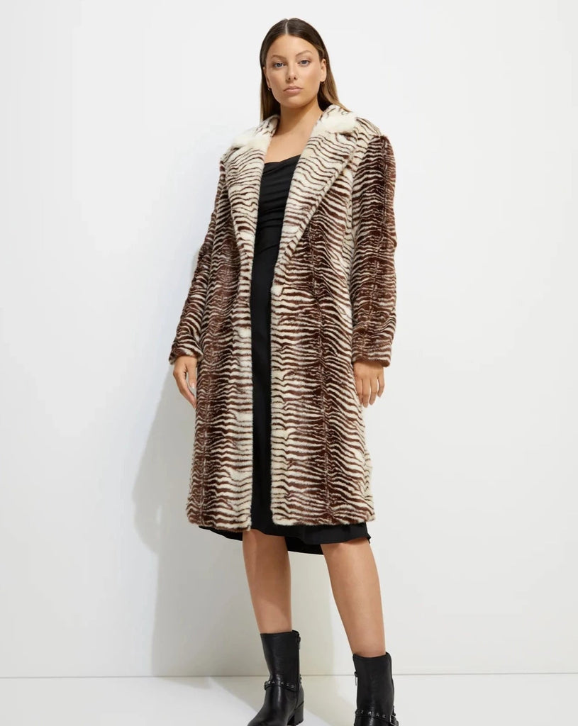 Unreal Fur | Savannah Coat | Striped Leopard