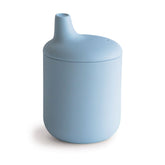 Silicone Sippy Cup | Powder Blue Cups Mushie Powder Blue 