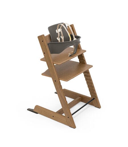 Stokke | Tripp Trapp® High Chair Oak with Baby Set & Harness | Oak Brown