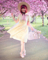 Retro Basket - Bubblegum Pink | Sun Jellies Women's handbag
