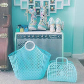 Retro Basket - Large Mint | Sun Jellies Women's handbag