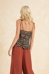 Colca Bias Cami Top in Leopard by Tigerlily | Tops