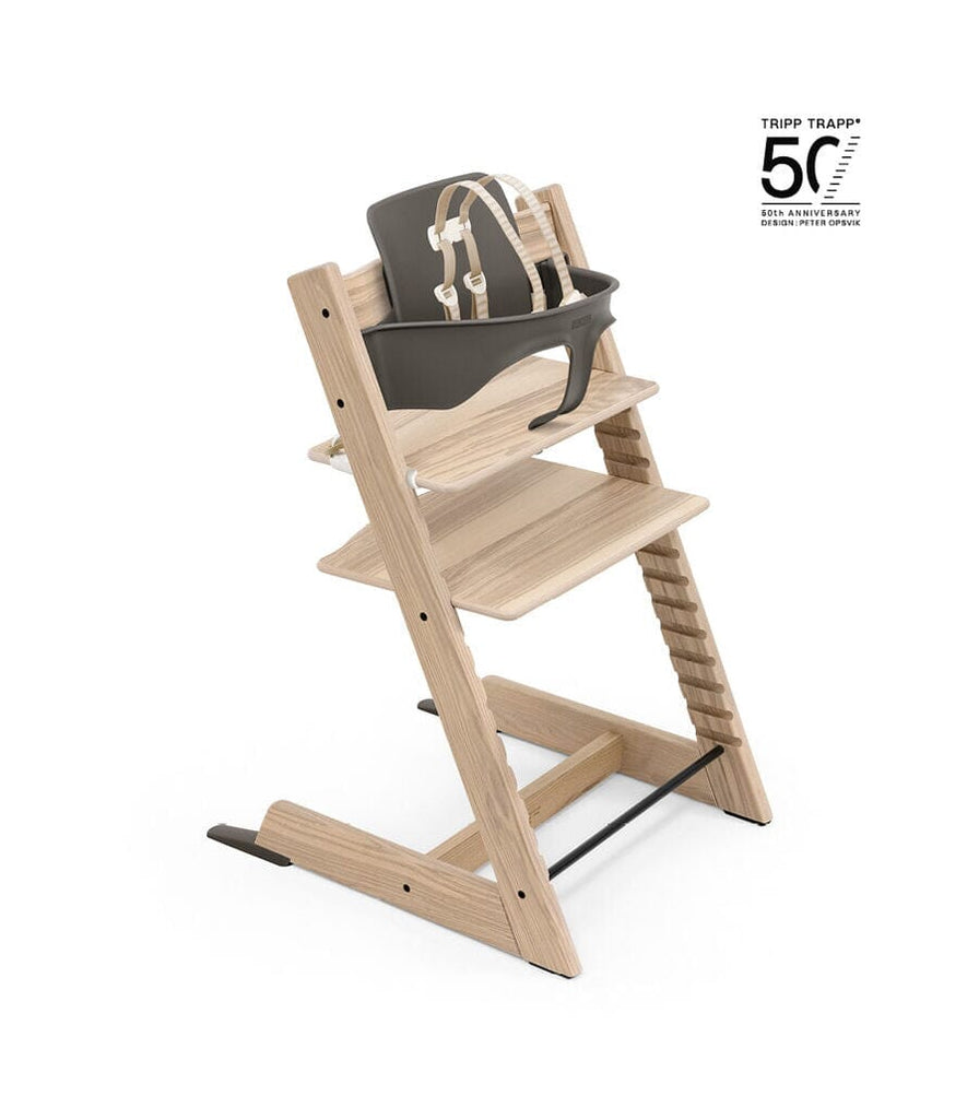 Tripp Trapp® 50th Anniversary Chair with Baby Set & Harness | Ash Natural