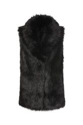 Unreal Fur | Premium Rose Vest | Black