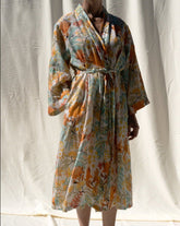 Wattle Wander 100% Linen Robe | Banabae - Women's Clothing