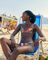 Wonderful Toucans Halter Cross Bikini Top | Farm Rio - Women's Clothing
