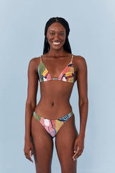 Wonderful Toucans Halter Cross Bikini Top | Farm Rio - Women's Clothing