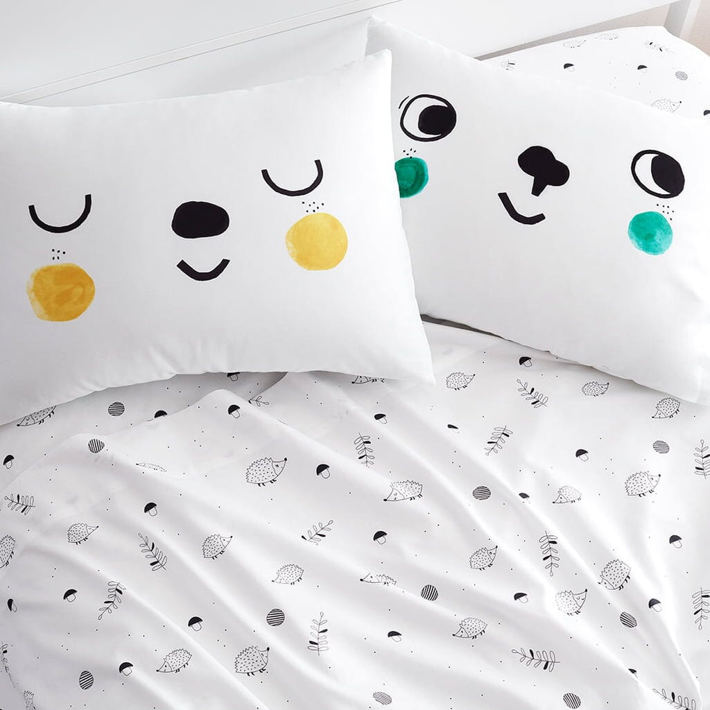 2-pack Happy Faces Standard Size Pillowcases Pillowcase Rookie Humans 