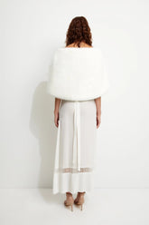 Unreal Fur | Yasmine Wrap | Blanc