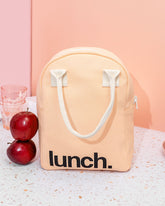 Zipper Lunch - Peach | Fluf - Sustainable Bags