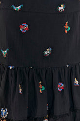 Zodiac Cross Stitch Mini Skirt | Zoadiac | Farm Rio - Women's Clothing