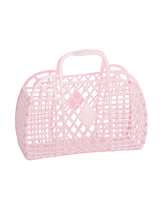 Retro Basket- Pink | Sun Jellies Kids Handbag