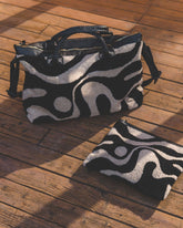 Abstract Yin-Yang Weekender Handbags Cleobella 