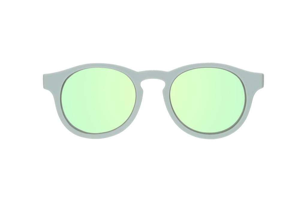 Polarized Keyhole: Seafoam Blue | Seafoam Mirrored Lens Sunglasses Babiators 