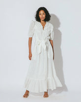 Aliza Ankle Dress | White Dresses Cleobella White XS 