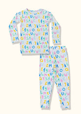 Alphabet Pajama Set | Multi Pajamas Loocsy 6-12M 