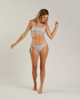 Knotted Bikini Bottom || Nautical Stripe Swimwear Rylee & Cru 