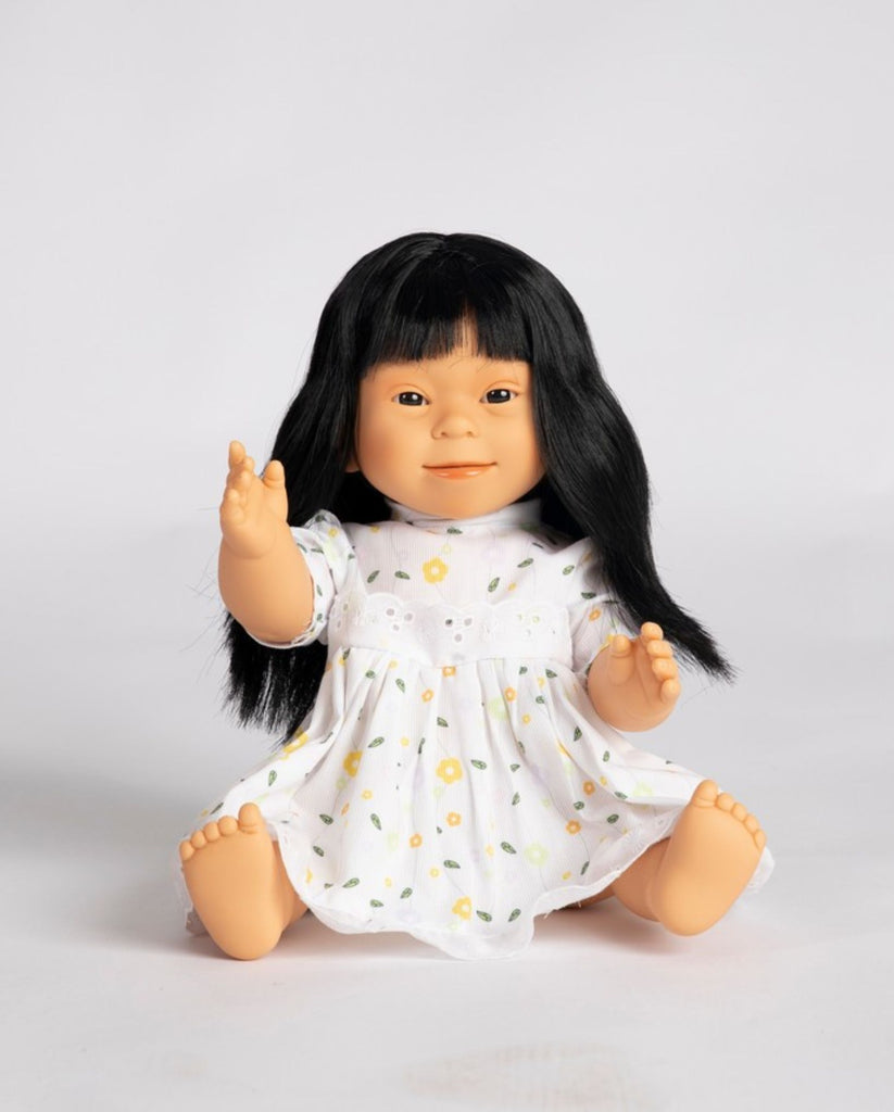 Baby Doll Girl with Down Syndrome - Asian