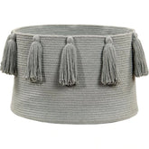 Basket Tassels - Light Grey Rugs Lorena Canals Light Grey OS 